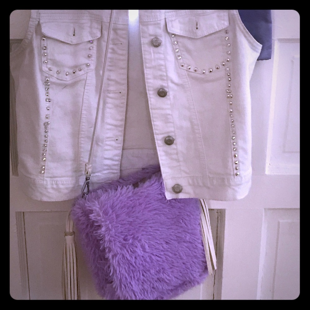 Clutch fur bag